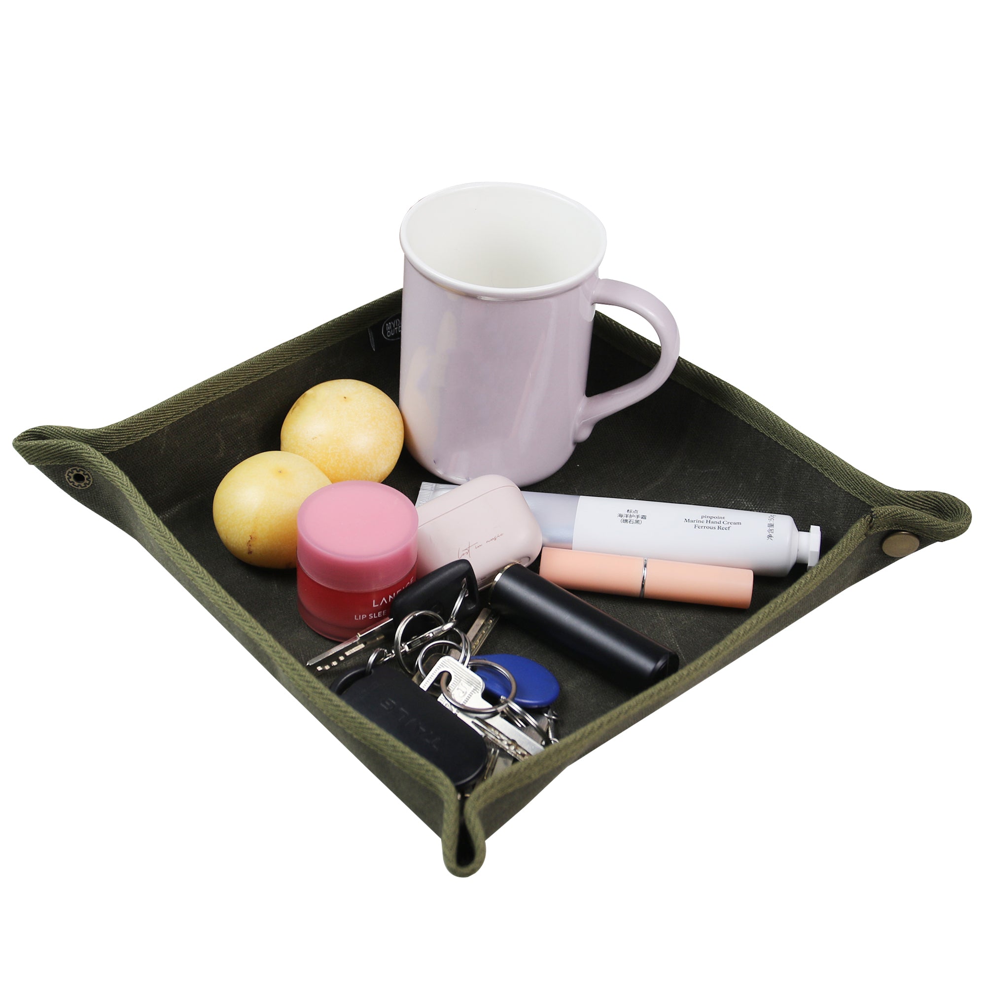MYDAYS OUTDOOR Outdoor Foldable Waterproof Canvas Camping Desktop Storage Tray MYDAYS OUTDOOR Outdoor Foldable Waterproof Canvas Camping Desktop Storage Tray